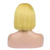 Women's Transparent Lace Hair Wigs Yellow Color Lace Front wig