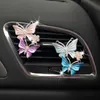 1 Set Bilparfymluft Freshener Butterfly Ornaments Car-Styling Luftkonditionering Outlet Clip Fragrance Auto Interior Tillbehör