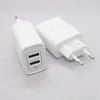 2 Adapter USB QC3.0 + 2.1A Szybkie ładowanie US EU Plug Ładowarka Ściana Universal na smartfon Moblie Telefon