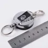 1PCS New Resilience Steel Wire Rope Retractable Alarm Key Ring Elastic Keychain Recoil Sporty Anti Lost Yoyo Ski Pass ID Card G1019