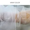 Wraps Jackets Women Pleated Tulle Sheer Wrap Wedding Bridal Off The Shoulder Stole Elegant Formal Shawl With Button Ivory Custom9978428