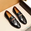 A3 Scarpa invernale Uomo Mocassino con nappe Vera pelle Nero Marrone Slip On Scarpe eleganti da uomo Scarpe firmate Scarpe da cerimonia da sposa taglia 6.5-11 IDUZI