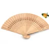 2021 40 * 23 cm Chinese sandelhout fans bruiloft fans dames hand fans reclame en promotionele opvouwbare fans bruids accessoires