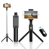 セルフィースティックトリプードパラMovil Tripod Palo for Shone Tripe Celular Trepied Smartphone Pau de Monopods9188562