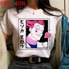 Kawaii Hunter x Tshirt Men Killua Zoldyck Funny Cartoon Cute Anime T-shirt Kurapika HxH Devil Eye Unisex Tees Man Y0809