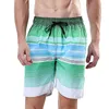 Men039s Schnell trocknende, gestreifte Badeshorts mit Kordelzug, Netzfutter für Schwimmen, Surfen, Strand, Pool, Party, MK60818684989