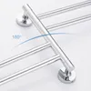 Portasciugamani Supporto da bagno Mensola in acciaio inox a parete 4 barre girevoli Appendiabiti Badkamer Hat Cucina Rack