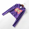 NS led C312 style in Europe and America the spring zipper sweater cardigan hooded female flowers 210914