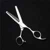 Hair Scissors 6039039 17cm Customized Logo 440C Silver Screw Hairdressing Thinning Professional Barber Shop C20081727030