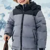 Niños abajo abrigo diseñador niño niña chaquetas parkas clásico letra Outwear chaqueta abrigos bebé de alta calidad cálido con capucha top 2 estilos 13 opciones Tamaño 110-160