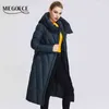 Miegofce Collection Women Coat z odpornym wiatroszczelnym kołnierzem Kobiety Parka Bardzo Stylowa Damska Kurtka Zimowa Płaszcz 211120