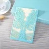 100 pçs vermelho azul corte a laser convites de casamento cartão design de árvore cartões de saudação envelopes personalizados decoração de festa de casamento SH190923