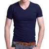 T-shirt da uomo Casual Manica Corta T-Shirt T-shirt T-shirt Solid Estate in cotone nero / grigio / verde MyDbsh 210726