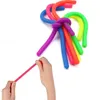 Sensoriska leksaker Stress Relief Toys Noodle Rope Soft Elastic Rope Miljö Skydd Material NODLE TOY H26OISL1774734