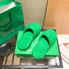 Kadınlar Için Son Moda Terlik Yeşil Havlu Terlik Rahat Yumuşak Ayakkabı Boyutu 34-41
