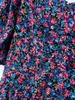 Vintage mujer floral estampado púrpura vestido verano moda señoras boho midi vestidos fiesta niñas femenino vestidos chic 210427