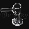 Two Styles Smoking Full Weld Beveled Edge Terp Slurpers Blender Style Seamless Quartz Banger With 20mmOD Glass Marbles Screw Sets For Water Bongs Dab Rigs