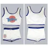 Nikivip Space Jam Tune Squad Ladies Set Girls Jersey med shorts Lola White Basketball Jersey Stitched XS S M L XL