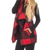 Kamizelki damskie zima jesienna ciepła kurtka dla kobiet bez rękawów otwarta przednia kamizelka kamizelka kardiganowa kieszonki Tops Bluzka 2022 moda