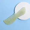 Head Massager Jade Massage Comb Natural Xiuyan Stone Gua Sha Scraping Body Hair Smoothing Beauty Health Care Treatment