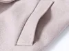 Manteau en mélange de laine pour femme, veste longue, 50% coréen, vêtements d'extérieur, bouton couvert 210421