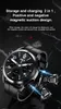 Smartwatch Android iOS Men Smart Watch Fitness TWS Bluetooth Earphone Ring PASHRAISE Blodtryck Syre Monitor Earpiece Smart1039817