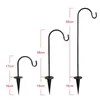 Hooks Rails 2st Outdoor Shepherd Garden Flowerpot Stand Courtyard Hanging Hook Retro Street Lamp Lawn Pile