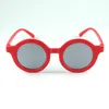 Enfants taille classique lunettes de soleil rondes mignon bonbons couleurs cadre avec petites lentilles rondes belles filles et garçons lunettes de mode