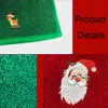 4PC / Lot Super Absorbent Jul Bomull Barnhandduk Mjuka Torkande Rags Badrum Kök Te Bar Handdukar Hem Bord Handrengöring Tyg Lint Gratis Xmas Present Hy0171