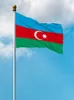 Azerbeidzjan vlaggen National Polyester Banner Flying 90 * 150 cm 3 * 5ft vlag over de hele wereld wereldwijd buiten kan worden aangepast