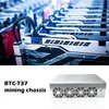 منصات تبريد الكمبيوتر المحمول BTC-T37 GPU Ethereum BTC Mining Motherboard Frame Combo مع 128GB MSATA FAN SSD 87HA