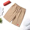 Shorts de cordon d'été Men occasionnel Jogger Jogger Sweathshorts Plus Taille Taille Gymnase Haute Qualité Male Solid Beach Shorts 4XL 210603
