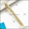 Ballpoint Writing Business IndustrialBallpoint Pennen 2 stks Flash Ball Glitter Metalen Balpen 1.0mm Zwart Refill Student School Briefpapier