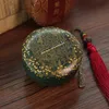 Tinblack JAR ретро круглая пустая конфета подарочная коробка наилучших пожеланий маленькая свеча банка жестяной банка барабан форма металлический милый домашний декор JJE10223