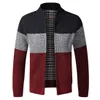 Klassisk Män Höst Sweater Coat Tjock Casual Sweater Cardigan Män Märke Slim Fit Knitwear Ytterkläder Varm Stickad Sweater Jacket Y0907