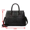 Вечерние сумки 2021 крокодиловые рисунки кожаная женская сумочка большая женская тоталя дизайнер бренд бизнес -плечо