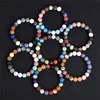 10mm Natural Stone Beads Women Bracelets Handmade Beaded Strands Universe Galaxy Space Planets Solar System Bangles For Men Gifts