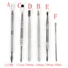 Wysokiej jakości Silver DAB Narzędzie Metalowe C Grywanie Narzędzia Dabber 80mm-122mm do suchego atomizera Wax Atomizer Vapor Pen Kit