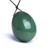 Зеленые авантринские кристаллические яйца с веревкой Yoni яичный массаж гандбол массажер мяч для упражнений мяч здравоохранения массаж инструмент