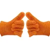 Silicone barbecue gants anti-dérapant résistant à la chaleur four à micro-ondes Pot cuisson cuisson cuisine outil cinq doigts