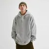 25ss oversize 흑인 패션 망 후드 남자 스웨트 셔츠 봄 가을 단색 힙합 여성 거리 착용 Hoodie 남자의 의류 광장 상자 크기 M-2XL