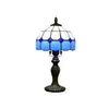 Mediterranean blue home table lamp living room bedroom 20CM