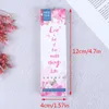ブックマーク30個/セット美しい花のブックマークメッセージカード本の注意事項書籍事務用品用品用品用品ステーショナリー