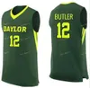 Nik1 NCAA Basketball Final Four Baylor Bears Jersey 0 Flo Thamba 12 Jared Butler 31 MaCio Teague 10 Adam Flagler 45 Davion Mitchell Green