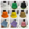 Designer Nylon Bucket Hats Caps voor dames en heren 9 kleuren Goede kwaliteit luxe dames Heren Unisex Fitted Sun Hat Fisherman Cap M maat