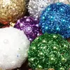 クリスマスツリーの装飾の泡球クリスマスツリーぶら下がっている真珠の丸い装飾ボール飾り子供の贈り物祭パーティーペンダントBH4951