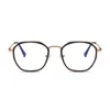 Link, Chain 5080 Gilt TR90 Blue Light Proof Glasses Computer Eye Protection Decorative Flat Lens