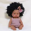 35cm Bebe Reborn Baby Doll Leksaker för Flickor Full Body Silicone Dolls Pojke Söt Fashion Toddler Play House Doll för Barn Presenter Q0910