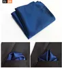3 STÜCKE Herren Taschentuch Quadratischer Tuch Polyester Mode Mode Anzug Tasche Handtücher Formale Geschäft Cashew Dot Geometrie