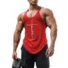 Gym Tank Top Mannen Fitness Kleding Heren Bodybuilding Tanks Tops Zomer voor Mannelijke Mouwloos Vest Shirts Plus Size277Q